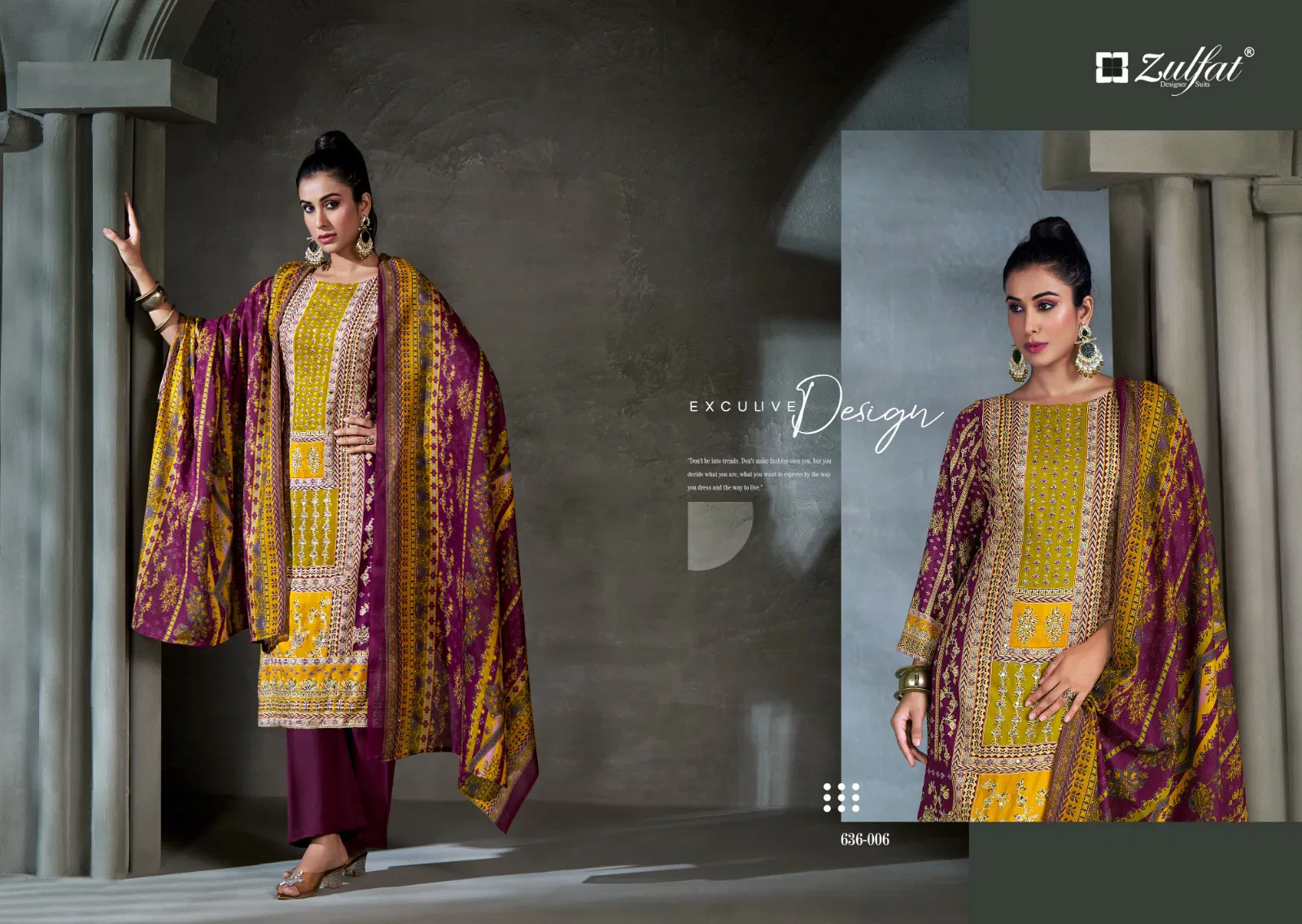 Aayat Vol 15 by Zulfat Viscose Rayon Digital Printed Dress Material Orders In India